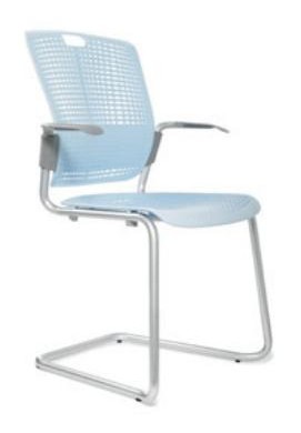 Humanscale, Cinto is a revolutionary stacking chair featuring ergonomic innovations that make it body-friendly and truly